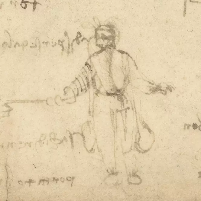 Leonardo da Vincis Erfindungen – Zeichnung eines Taucheranzugs