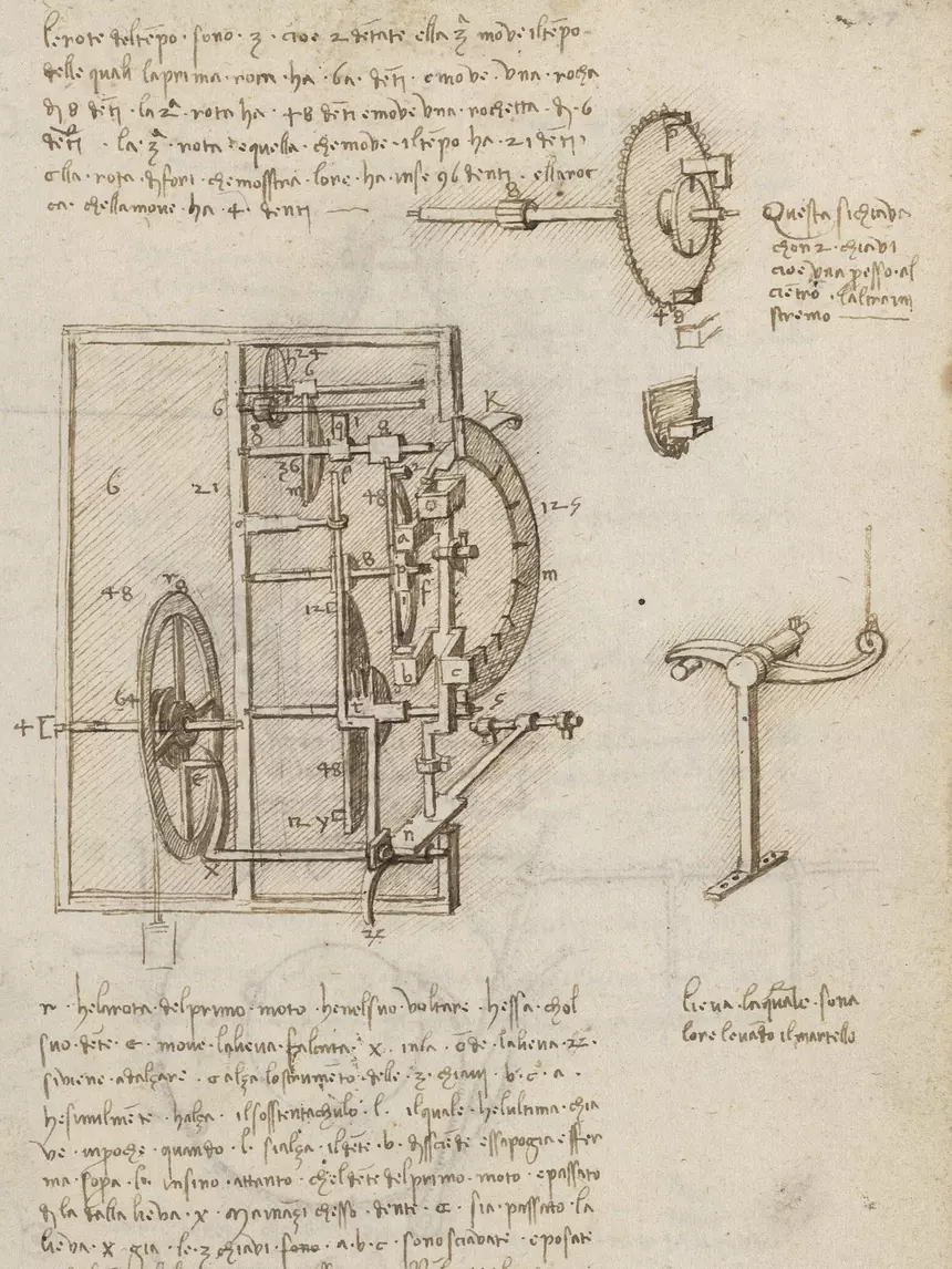 Leonardo da Vincis Erfindungen - Aufziehbare Uhr