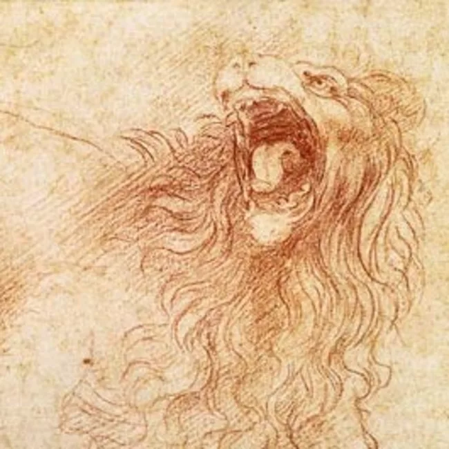 Leonardo da Vinci – brüllender Löwe