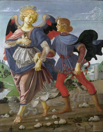 Verrochio - Tobias und der Engel