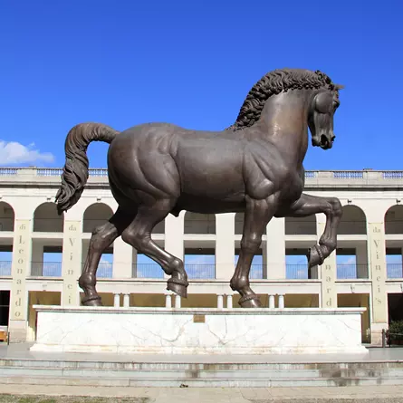 Leonardo da Vinci Bildhauerei – Cavallo Leonardo 