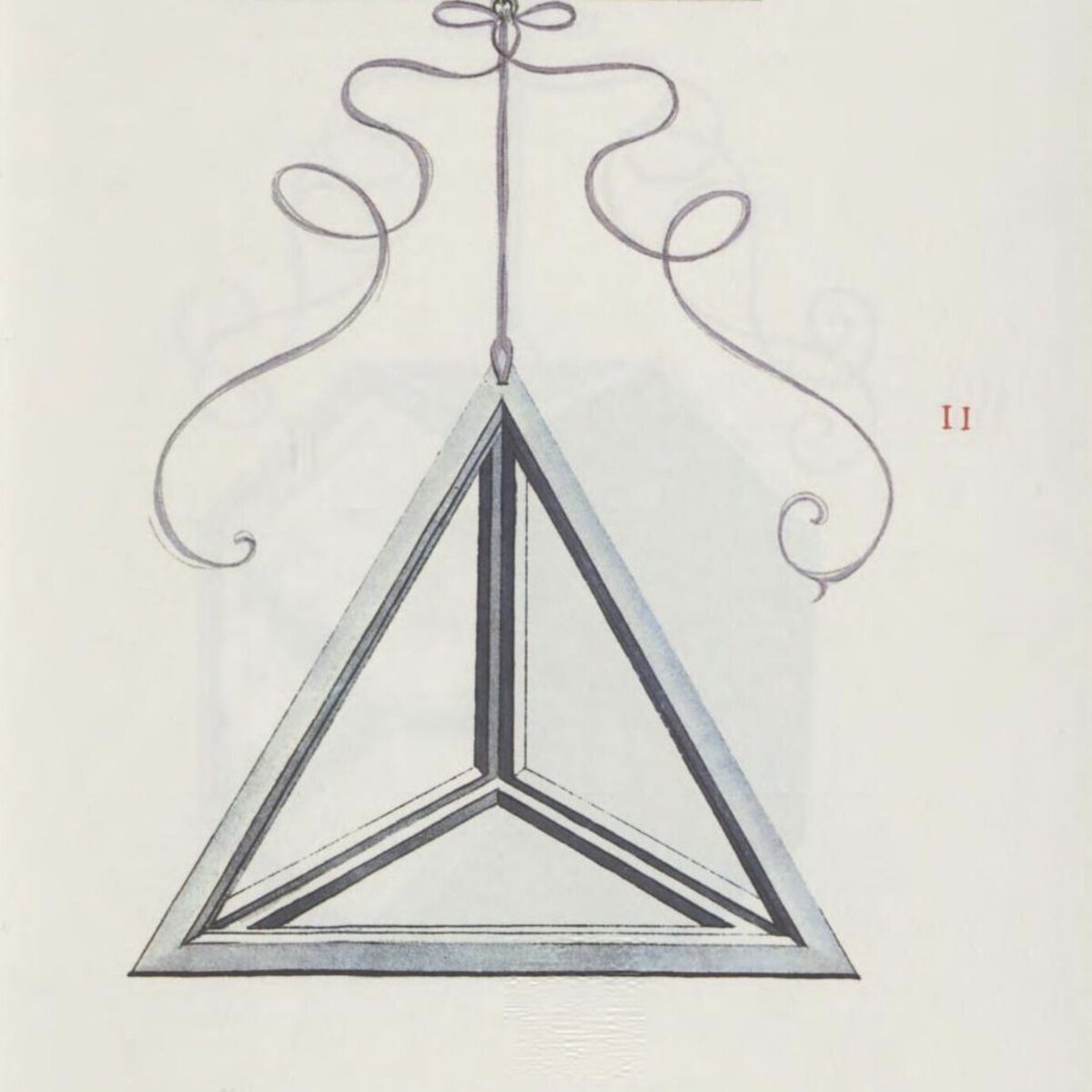 Leonardo da Vinci – Tetraeder für Luca Paciolis Buch Divina Proportione