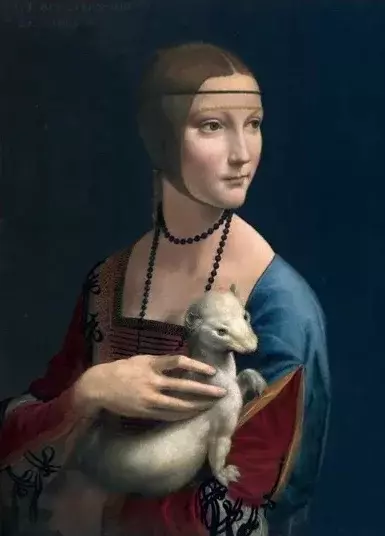 Leonardo da Vinci – Dame Hermelin, Entstehungsphasen