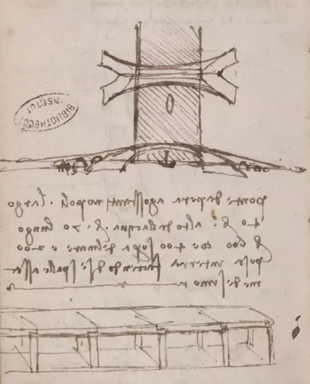 Leonardo da Vinci Architektur – Entwurf einer Brücke über den Bosporus