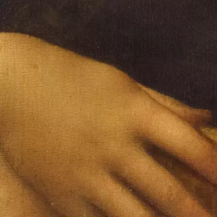 Leonardo da Vinci – Mona Lisa (Detail), Hände
