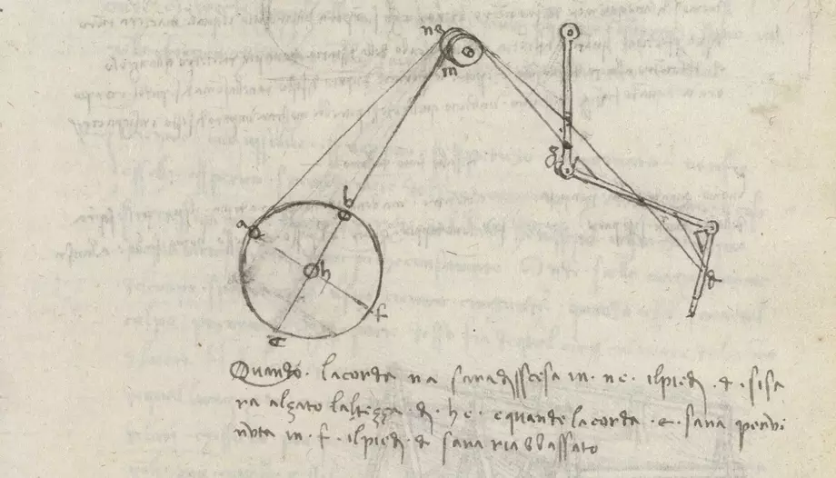 Leonardo da Vincis Erfindungen – Zeichnung zu einem mechanischen Löwen