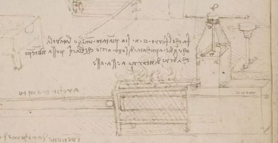 Leonardo da Vincis Erfindungen – Zeichnung einer Dampfkanone