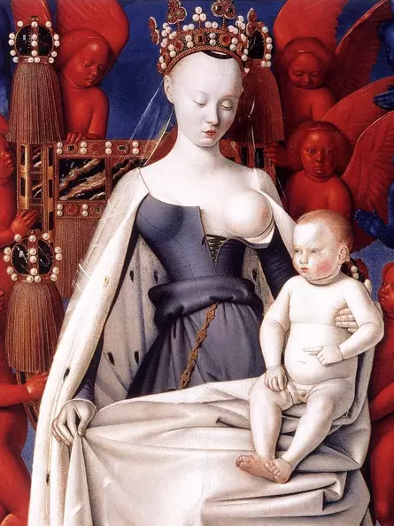 Jean Fouquet – Madonna mit Kind