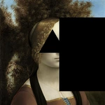 Ginevra de' Benci Bildanalyse – Tricephalus, Gesicht abgedeckt mit gleichseitigem Dreieck und goldenem Rechteck