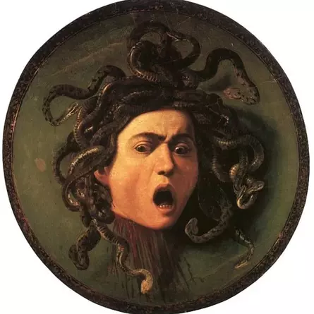 Schild mit Medusa - Caravaggio