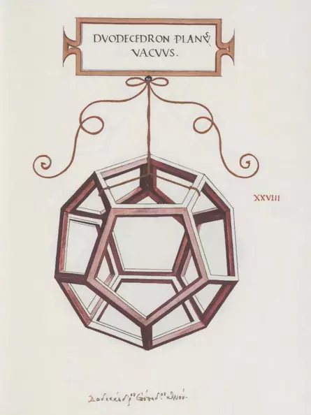 Leonardo da Vinci – Dodekaeder für Luca Paciolis Buch Divina Proportione