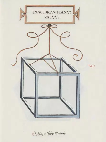 Leonardo da Vinci – Würfel für Luca Paciolis Buch Divina Proportione