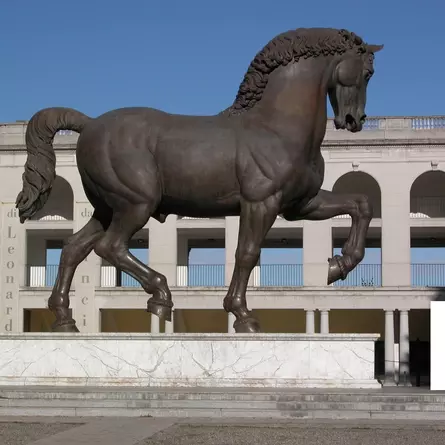 Cavallo Leonardo, Mailand