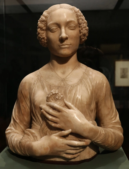 Dama dal Mazzolino, Andrea del Verrocchio
