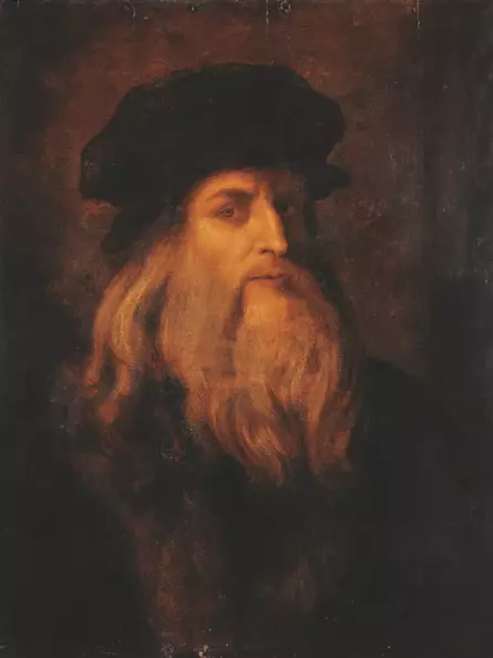 Fiktives Porträt Leonardo da Vincis aus dem späten 16. Jahrhundert