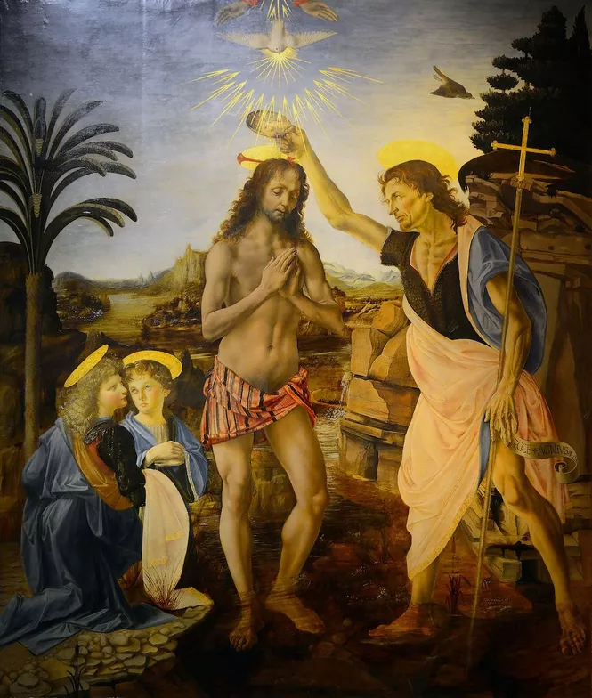 Andrea del Verrocchio – Taufe Christi